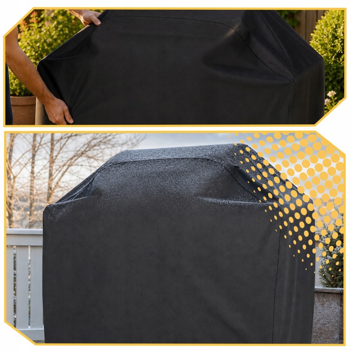 POKROWIEC NA GRILLA GRILL GAZOWY WODOODPORNY SOLIDNY DUŻY 145x62x117 cm Długość 145 cm